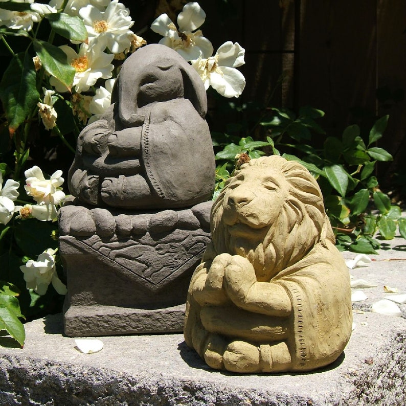 ZEN MEDITATING ELEPHANT Size & Color Options: Solid Stone Inspirational Statue. Perfect Home Design, Outdoor Safe. Handcrafted in U.S.A image 7