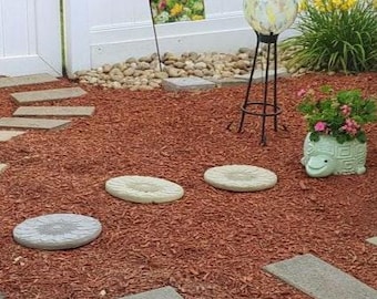 SUNFLOWER STEPPINGSTONE (color & Set Option): Durable Solid Stone