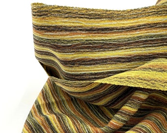 Japanese Silk. High Quality Crepe Silk. Yellow Orange Silk. Sewing Scrap. Quilting Scrap. Kimono Silk. Vintage Fabric. Striped Silk Fabric