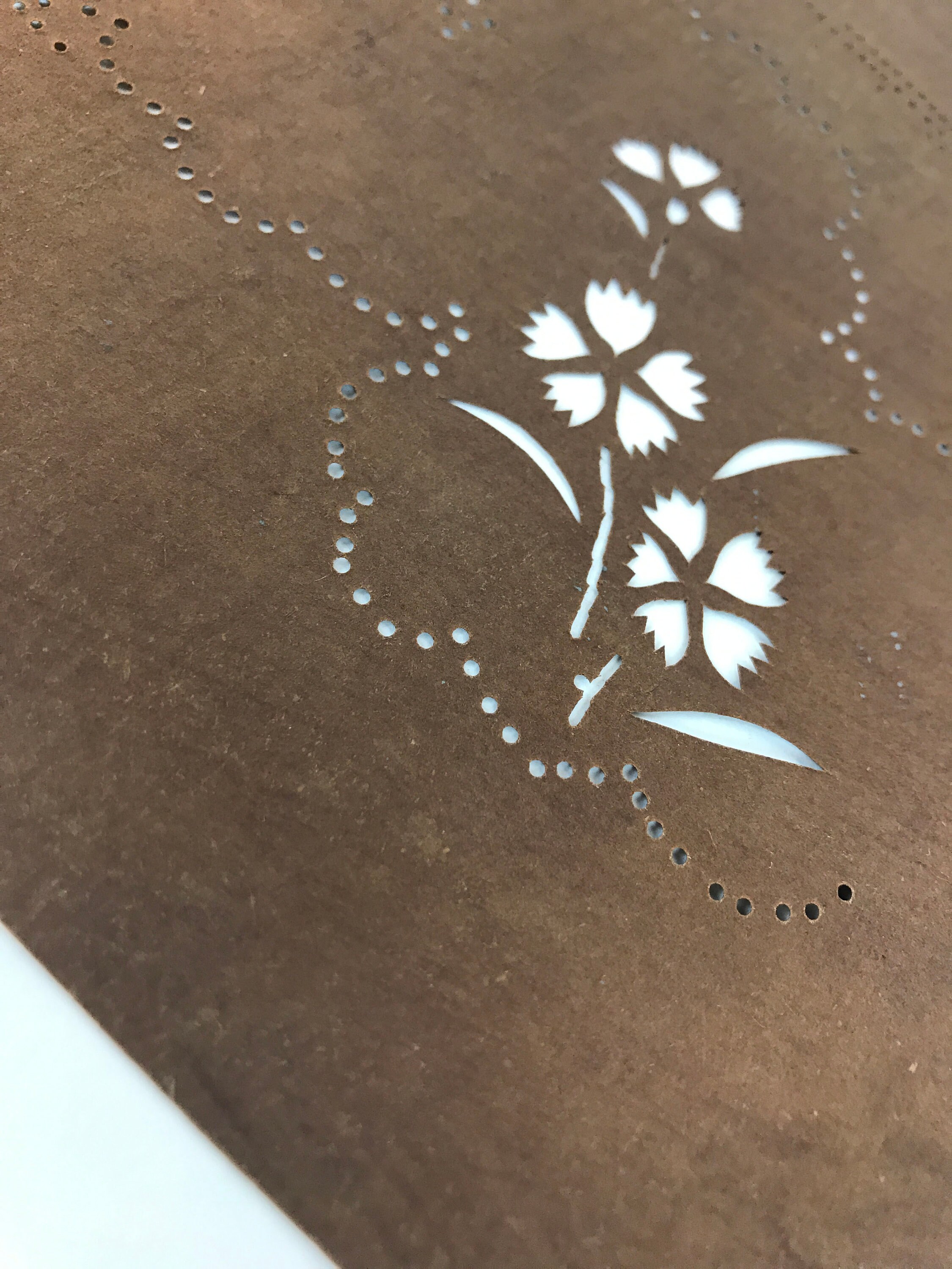 Katagami. Japanese Stencil. Fabric Stencil. Katazome Stencil. Antique