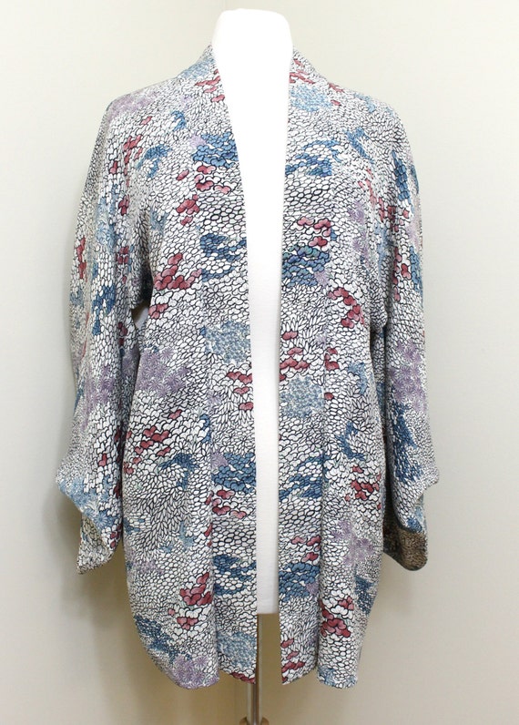 Japanese Haori. Silk Jacket. Japanese Coat. Silk … - image 2
