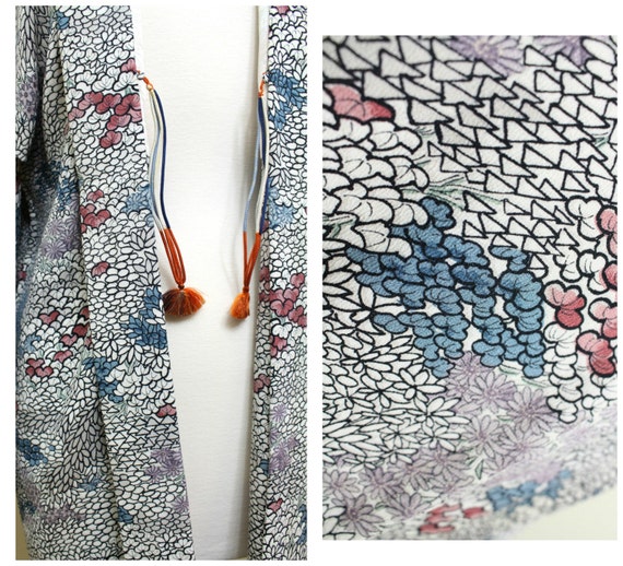 Japanese Haori. Silk Jacket. Japanese Coat. Silk … - image 4