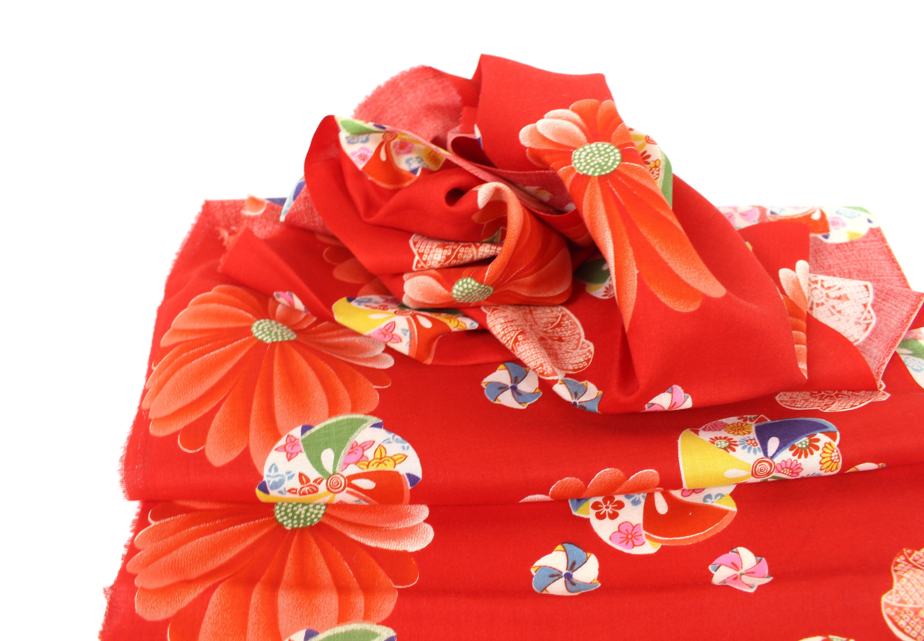 Japanese Fabric. Japanese Cotton. Japanese Muslin. Vintage Fabric