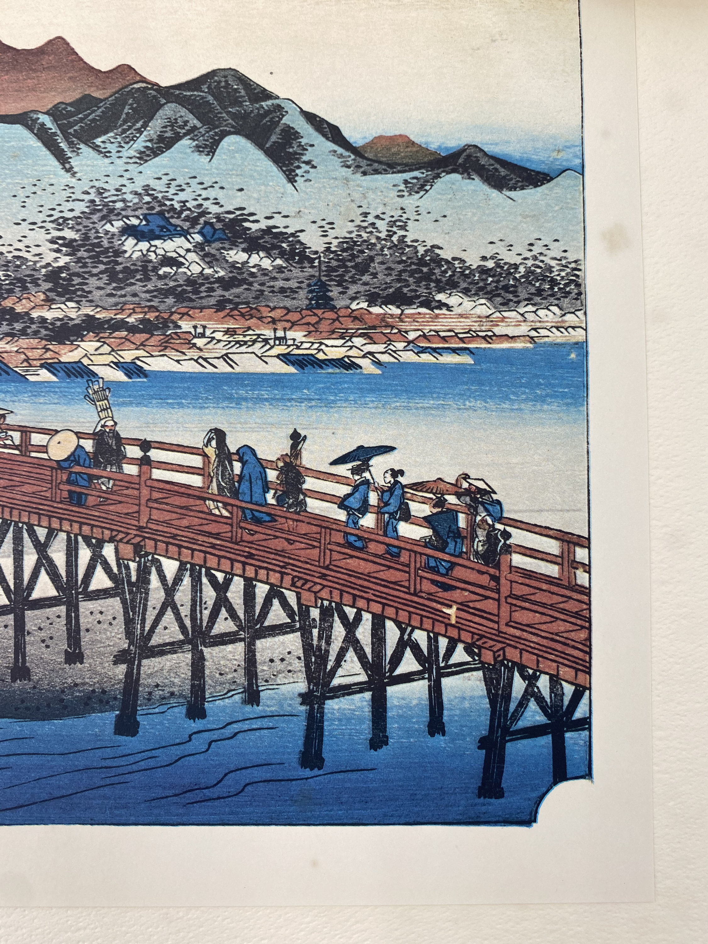 Utagawa Hiroshige. 53 Stations of the Tokaido. Sanjo Ohashi. Kyoto