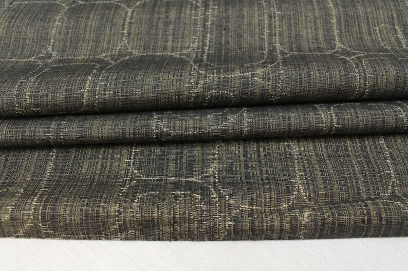 Kuno Tsumugi Cotton. Japanese Ikat Fabric. Traditional Kimono Bolt. Ref: 1953 image 4