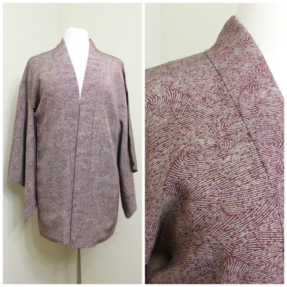 Japanese Haori. Silk Jacket. Japanese Coat. Silk H