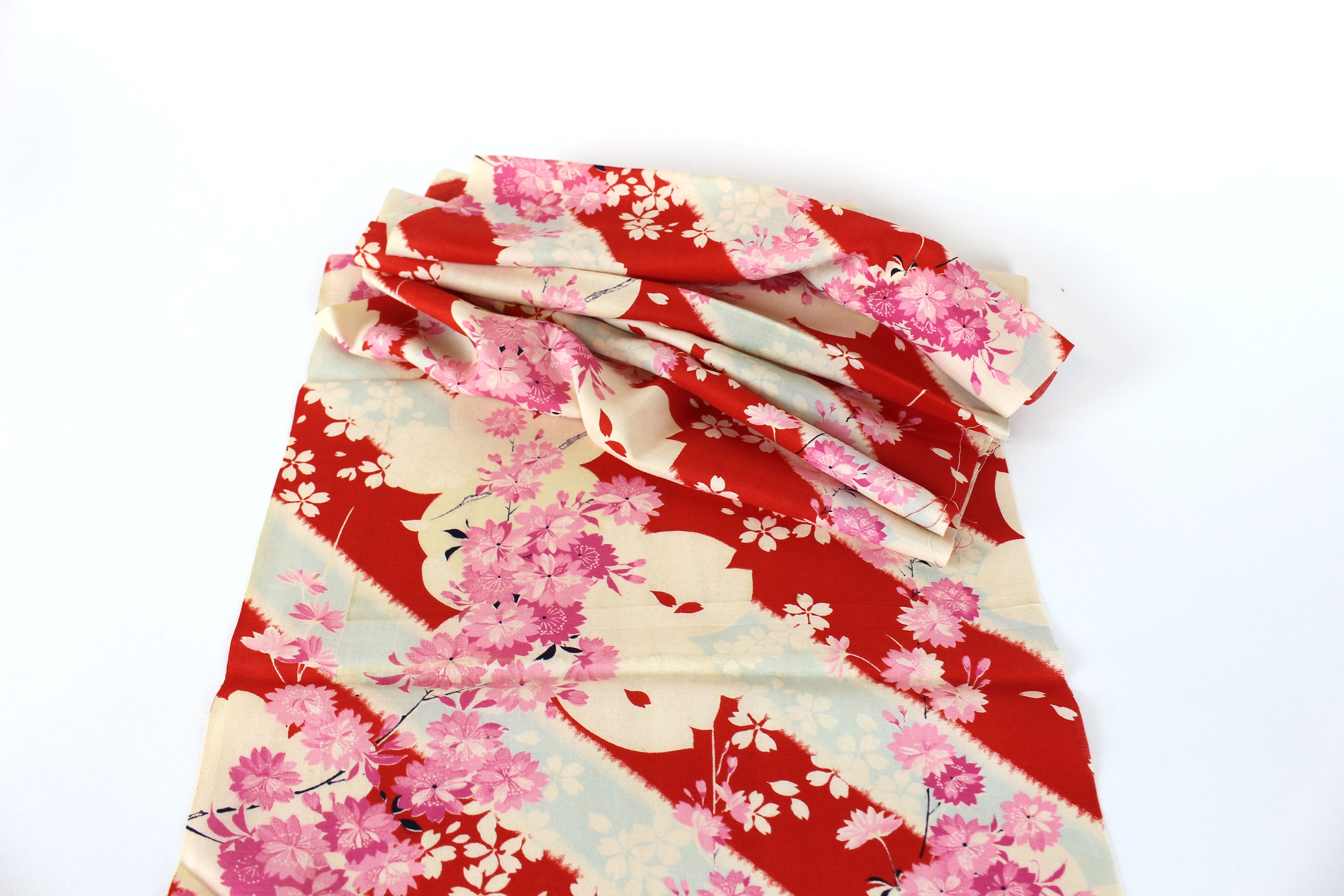 Japanese Fabric. Japanese Cotton. Japanese Muslin. Vintage Fabric