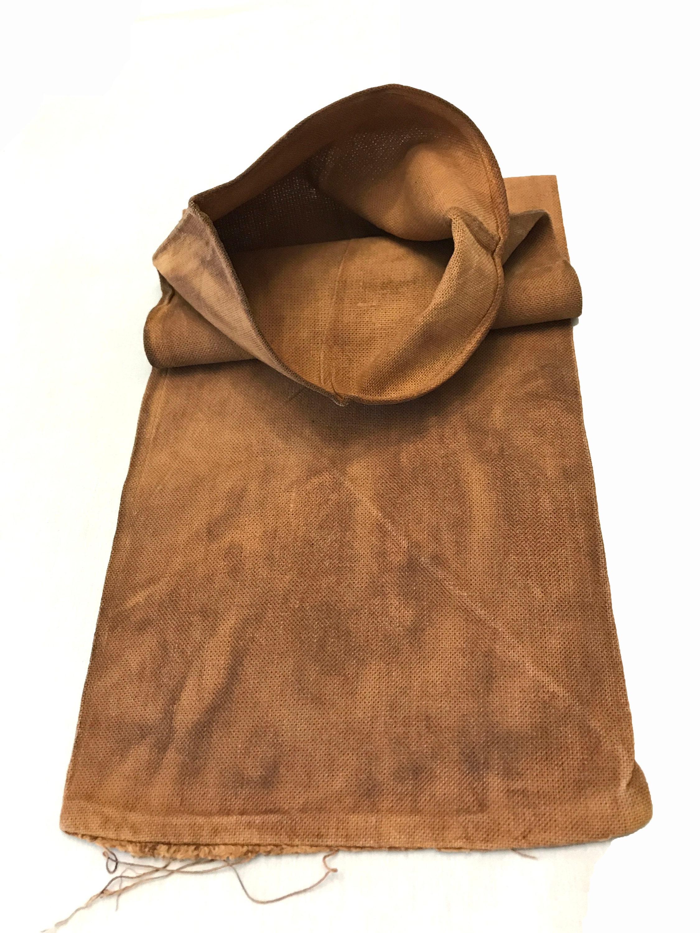 Sakabukuro. Japanese Antique. Sake Bag. Industrial Sack. Kakishibu