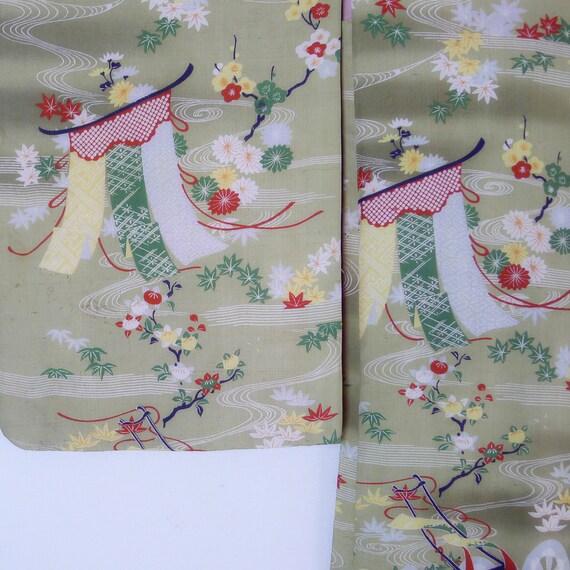 Collector ! Taisho kimono Jacket, Silk pongee Haor