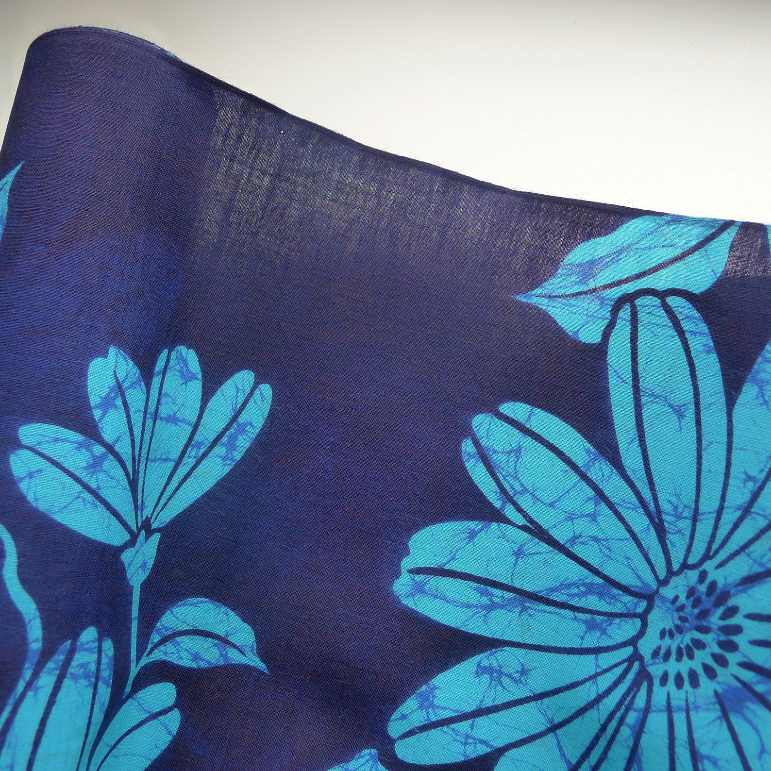 Floral cotton fabric Japanese yukata fabrics sold by the Etsy