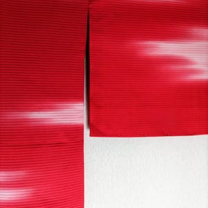 INARI, red silk Kimono jacket, Japanese cardigan, gift for her