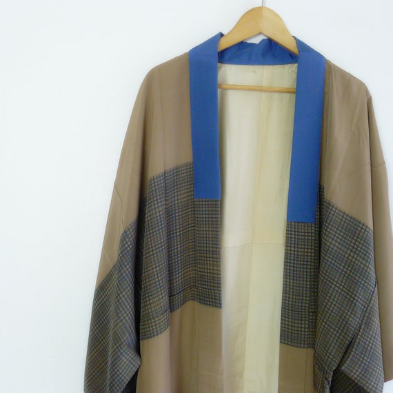 Silk kimono robe - nagajuban, gift for him, Men ja