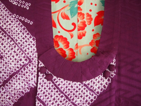 Shibori Kimono jacket - MINT, Michiyuki Kimono coa