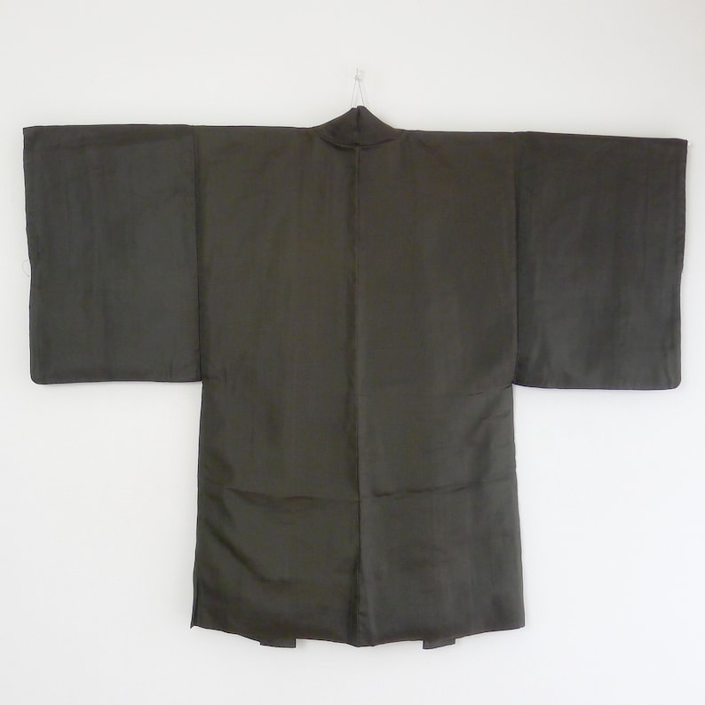 Men Kimono jacket Japanese wall decor oshima tsumugi silk collector textile