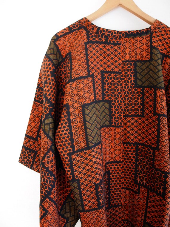 Michiyuki Kimono coat, Silk robe, sustainable fash