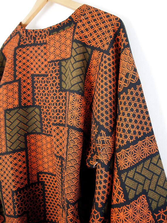 Michiyuki Kimono coat, Silk robe, sustainable fash