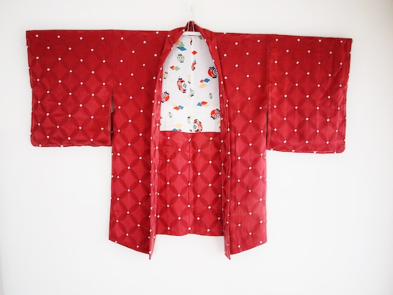 Old rose Haori - 60's vintage, silk kimono cardigan, gift sustainable for women, sustainable gift fashion f16c7f Old rose Haori - 60's vintage, silk kimono cardigan, gift sustainable for women, sustainable gift fashion f16c7f