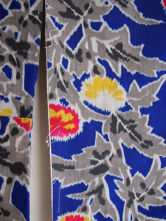 Blue Meisen kimono - Meisen long kimono, silk kim… - image 4