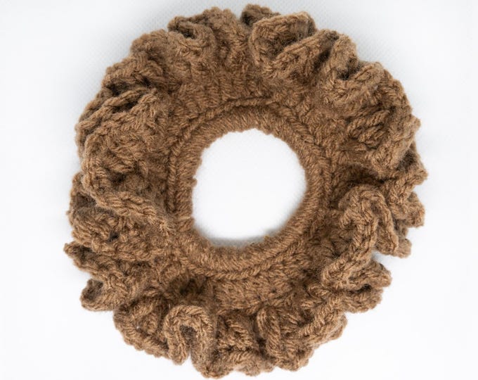 Crochet scrunchie, multi-colored, hair accessory, handmade