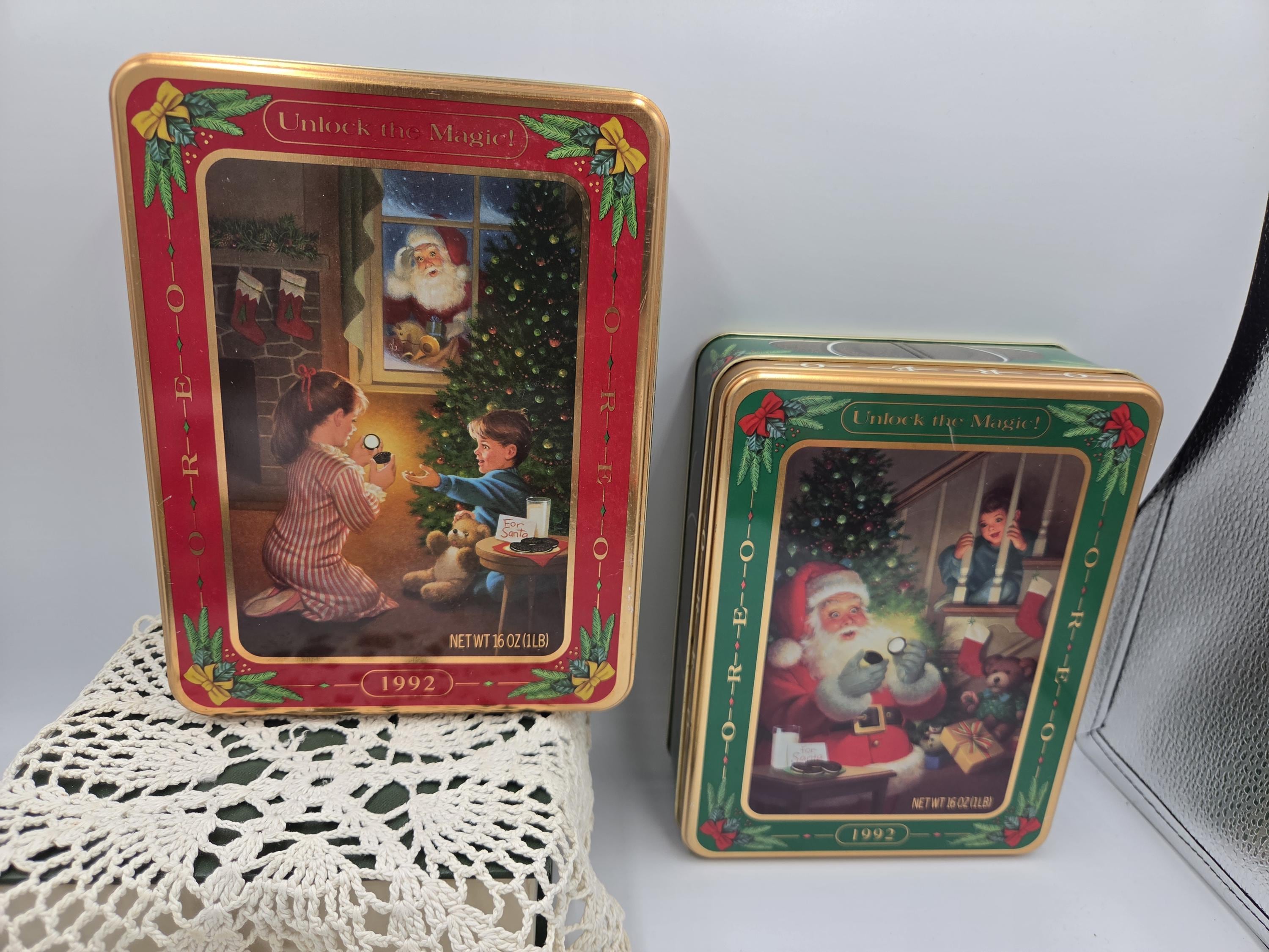 Oreo 1992 Christmas Tin - Etsy
