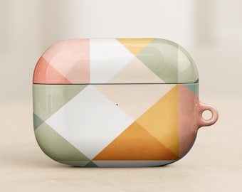 Modern Geometric AirPods Case – Soft Abstract Design, Minimalist Protective Cover for AirPods Gen 3 & Pro 1/2