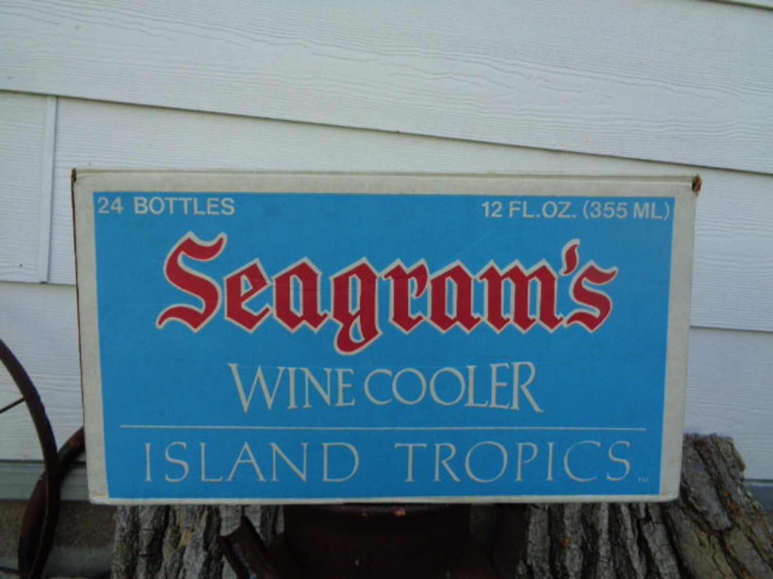 Vintage Seagram's Wine Cooler Glass Bottles Cardboard Etsy