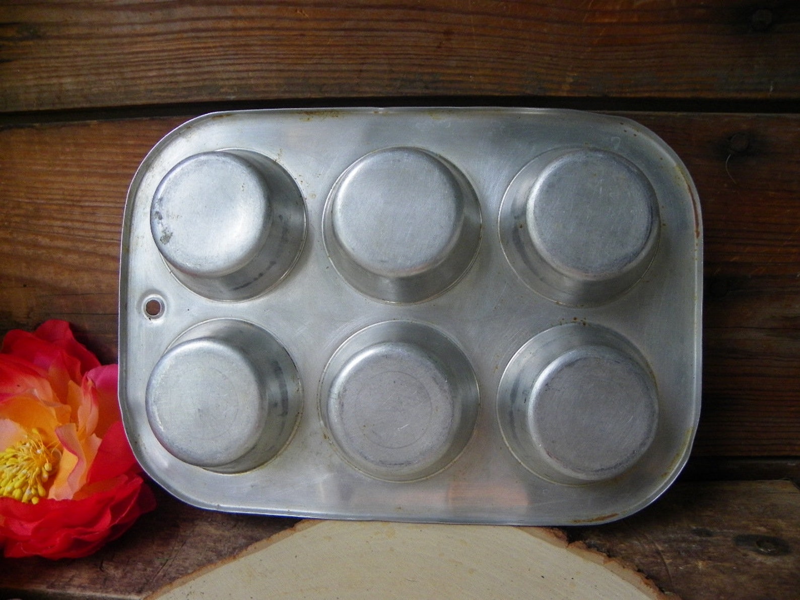 Vintage Aluminum Comet Mini Cupcake Baking Pan Bakeware Etsy
