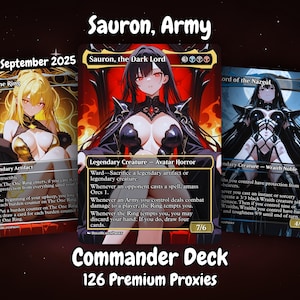 Sauron, the Dark Lord Army MTG Proxy Commander Deck