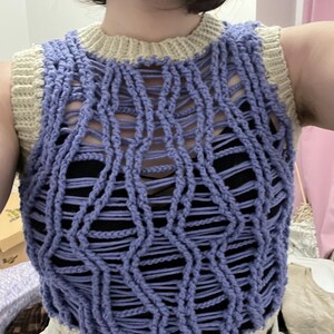 Crochet Tank  Top  -- Made to Order