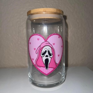 Scream Glass Cup