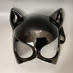 Black Cat Mask: Halloween Women Masquerade Mask
