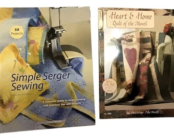 Quilt of the Month  Heart & Home Suzanne McNeill n Simple Serger Sewing Projects