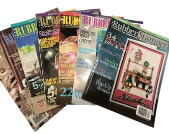 THE RUBBER STAMPER A Magazines Holyday, Halloween,Projects,Home 2003,04,05,06,07