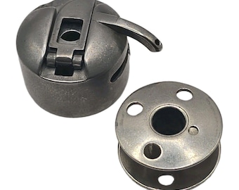 Vintage GENUINE Singer SIMANCO 43725 Case & Bobbin Fits 221 222 Featherweight