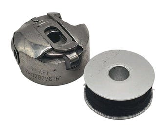 Genuine Pfaff Industrial Bobbin Case 91-009076-61 NBL w/ Aluminum Bobbin