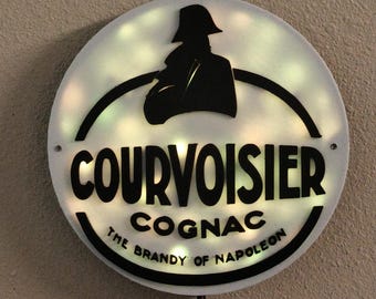 3D Printed Courvoisier Tequila RGB LED 8-Inch Sign With Remote Control man cave