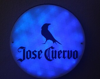 3D Printed Jose Cuervo Tequila RGB LED 8-inch Sign With Remote