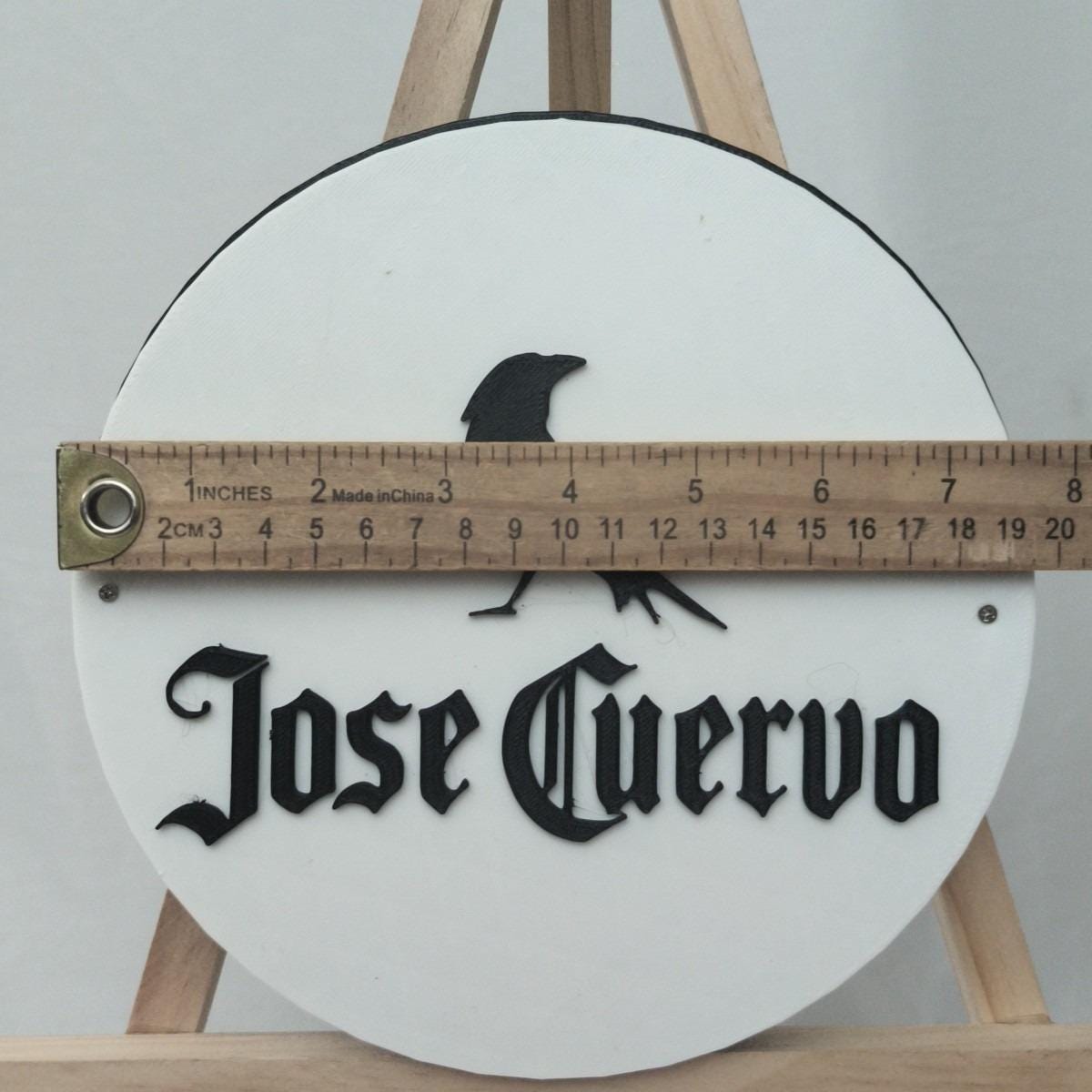 3D Printed Jose Cuervo Tequila RGB LED 8-inch Sign With Remote
