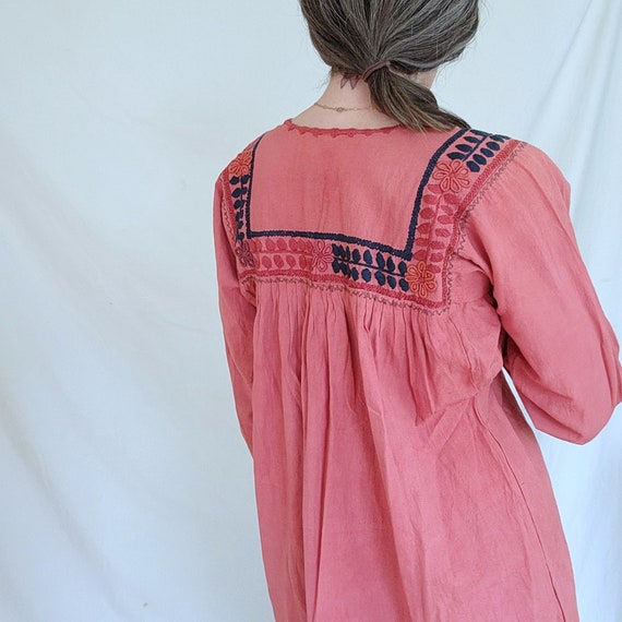 Vintage Embroidered Shirt, Bohemian Hippie Top, 1… - image 8