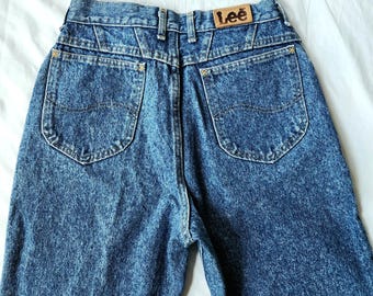 Vintage LEE Rider Mom Jeans: High Rise Tapered Leg, Women's 10