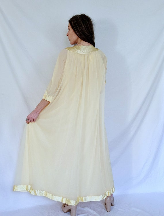 1960s Nightgown and Robe Set, Gossard Artemis, Ye… - image 4