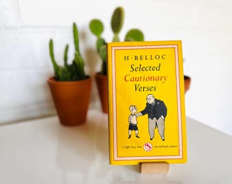 Versos de advertencia selectos - Hilaire Belloc - Libro de bolsillo antiguo