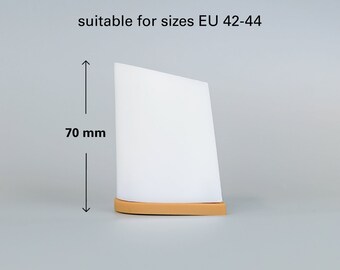70mm BLOCK MID HEELS