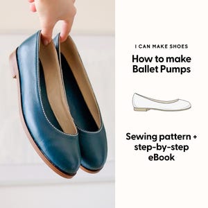 Ballett Pump Schuh Schnittmuster und Schritt-für-Schritt Anleitung