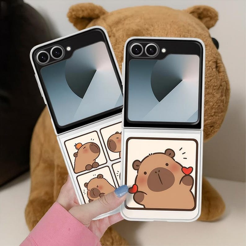 Capybara Cartoon Samsung Z Flip Case - Etsy