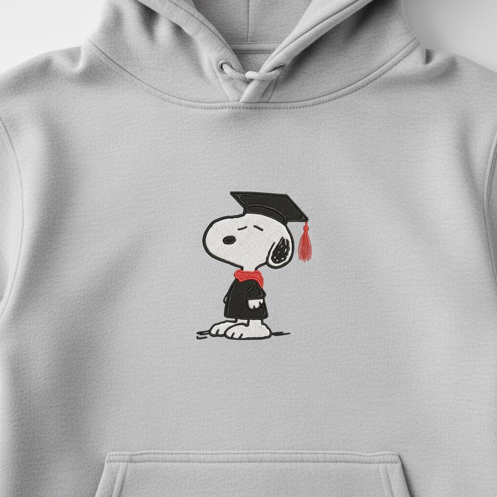 Senior 26 Snoopy Graduation Embroidery, Snoopy Graduation Embroidery ...