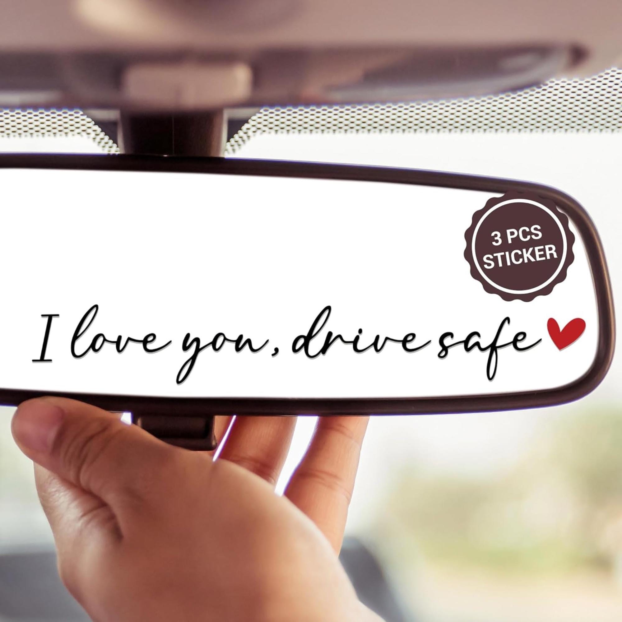 Drive Safe I Love You, Car Visor Clip, Gift For Couples