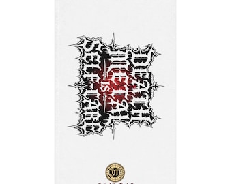 gym towel, workout towel for metalheads, deathmetal is self care