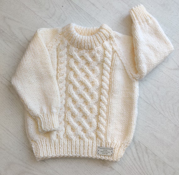 Baby cable knit jumper hotsell