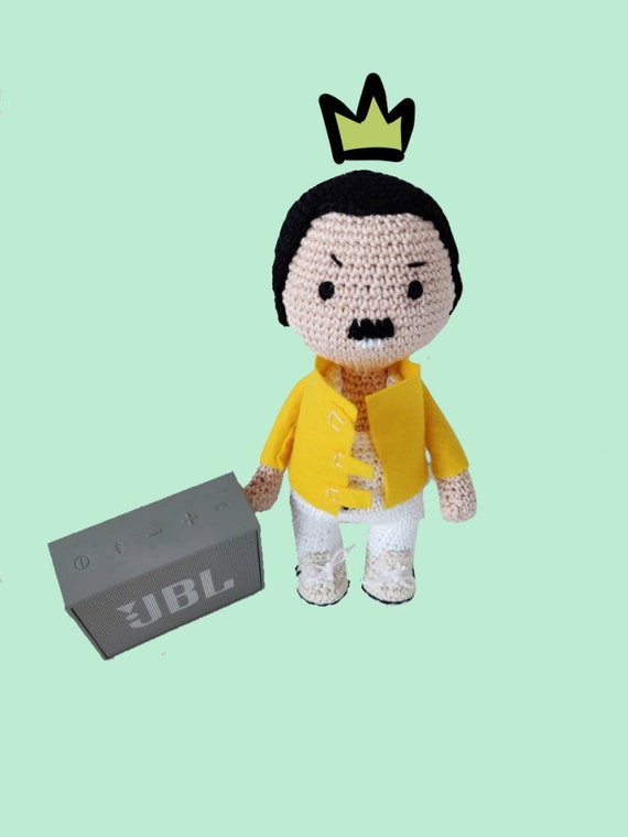 freddie mercury crochet doll pattern